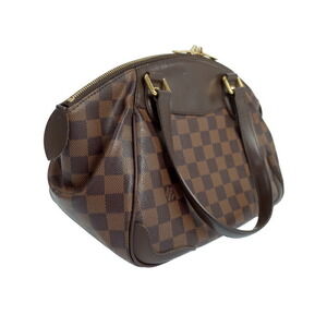 Louis Vuitton Verona Shoulder Ebene Damier Bag Brown